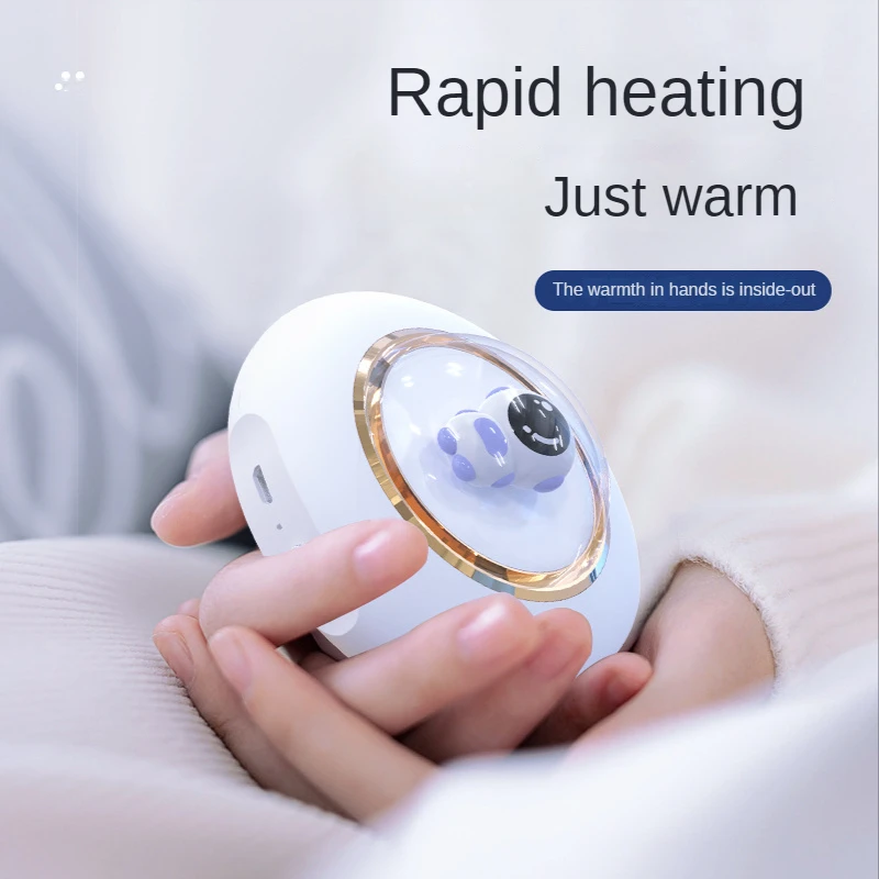 

USB Hand Warmer Cute astronaut Shaped Rechargeable Portable Electric Heater Hand Cold Proof for Women Girl Winter Handwarmer