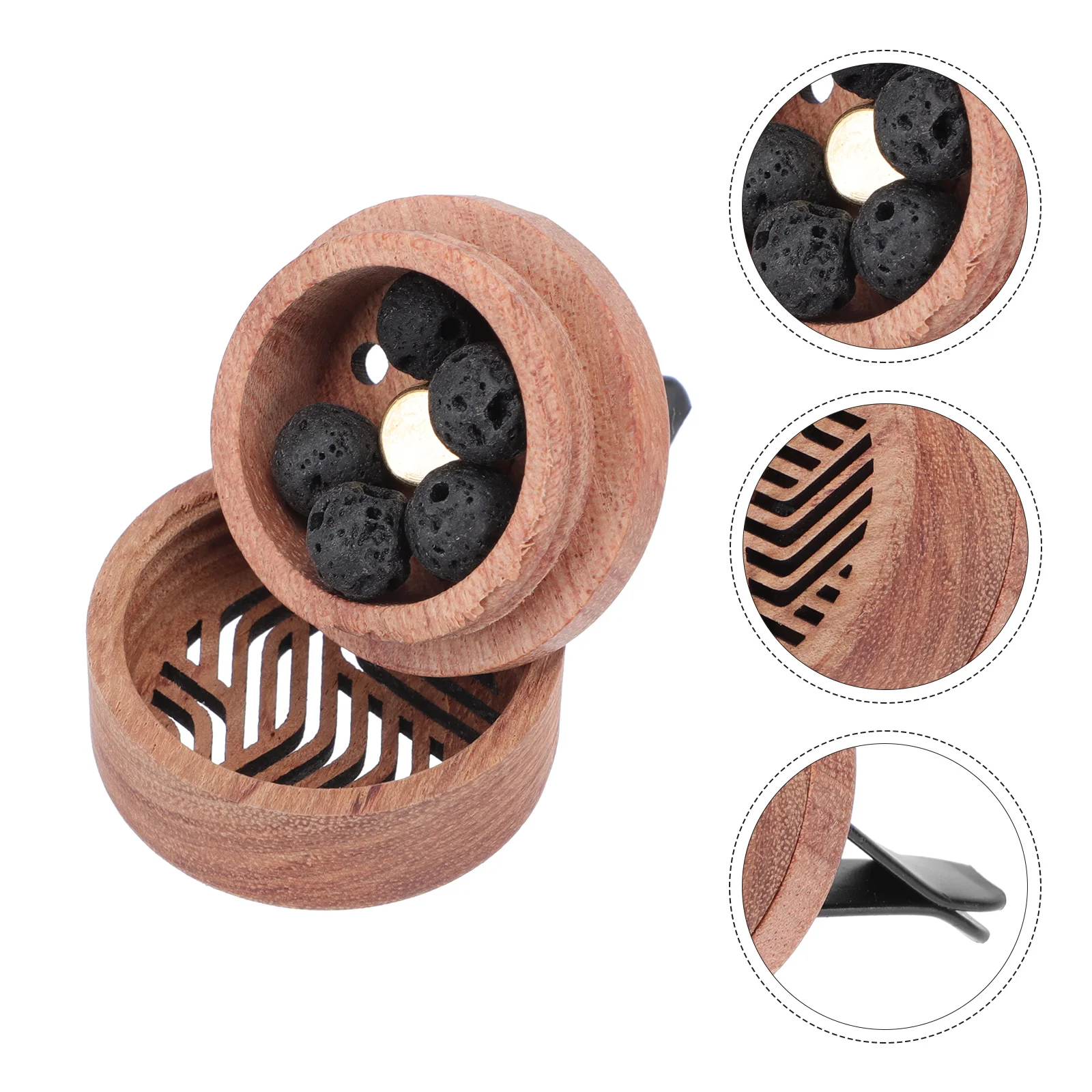 

Diffuser Car Vent Clip Clips Oil Wood Essential Aromatherapy Aromawooden Air Decorativediffusershome Scent Ornament Fresheners