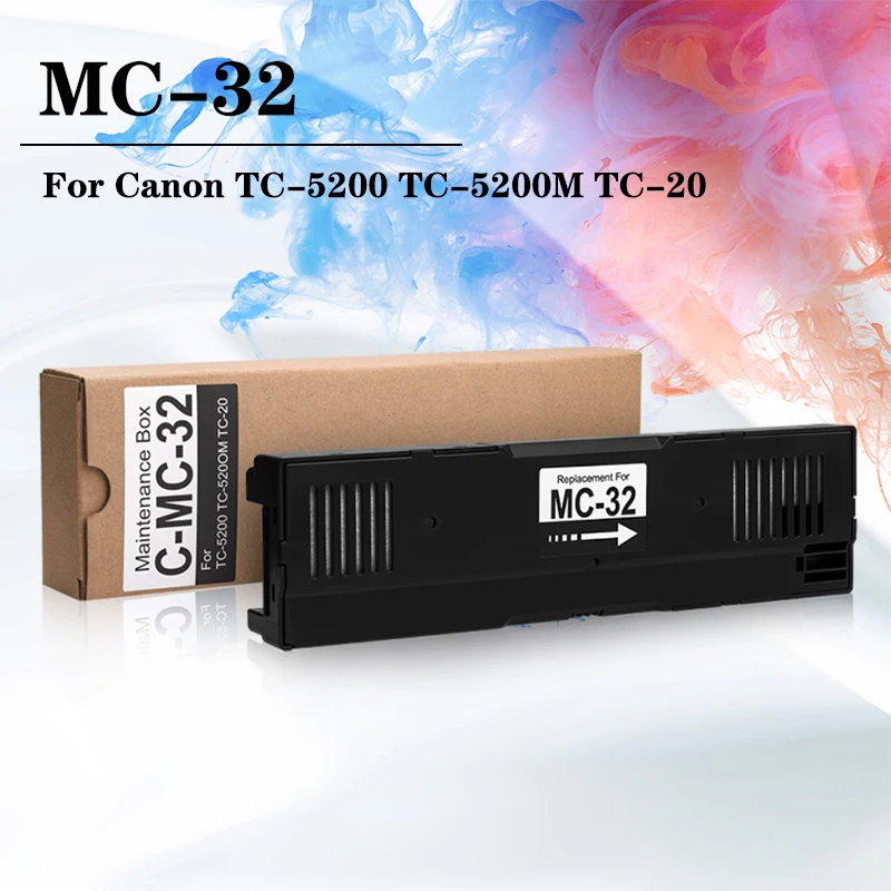 MC-32 MC 32 Коробка для обслуживания Canon TC-20 TC-20M TC-5200 TC-5200M Картридж широкоформатного
