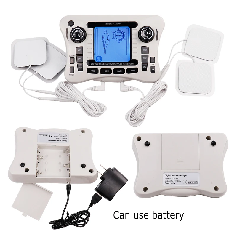 Electronic Impulse Massager Raispan для тела Многофункциональный стимулятор с регулируемой