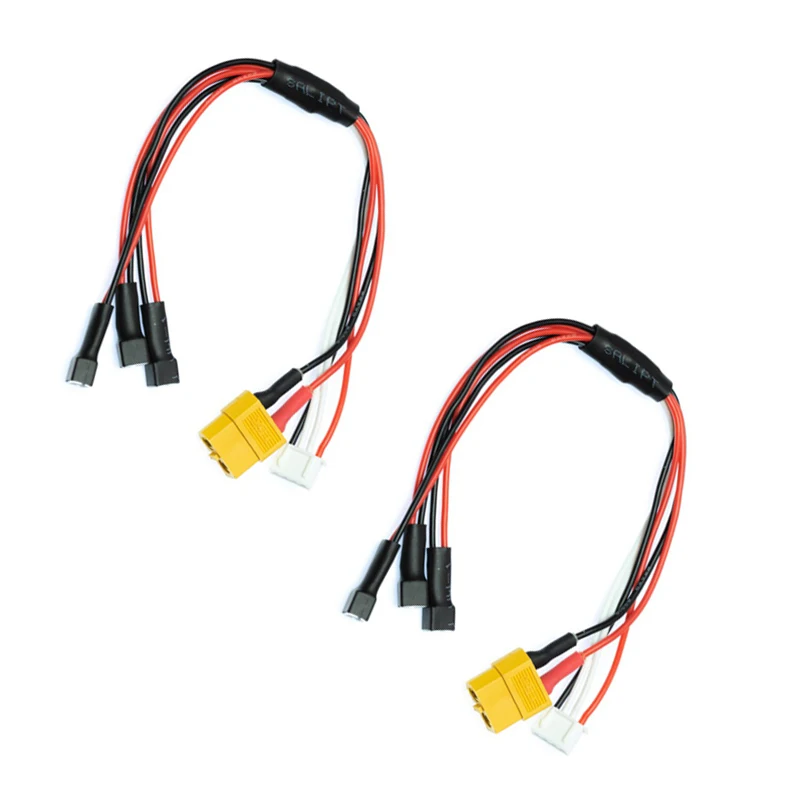 1/2 шт. XT60 провод зарядного кабеля 22awg 15 см 3S XH штекер-фоторазъем 2 0 для 3x1S Lipo MCP X