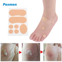 pexmen 7pcs moleskin for feet waterproof adhesive foam moleskin tape high heeled sticker for anti chafing blister prevention