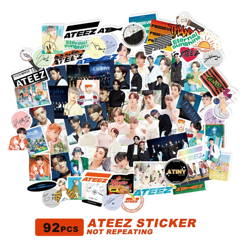 

Альбом «KPOP ATEEZ» самоклеящийся, 92 шт.