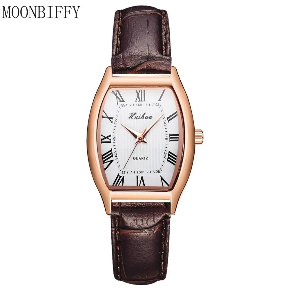 

Casual Elegante Wrist Watches for Women Bracelet Leather Strap Oval Quartz Simple Womens Watch Clock Relogio Feminino Relógio