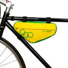 Водонепроницаемая сумка для горного велосипеда, треугольная сумка для велосипедной рамы, передняя Труба, сумка для велосипедной рамы, чехол для телефона с ремнем на седло, Аксессуары для велосипеда
