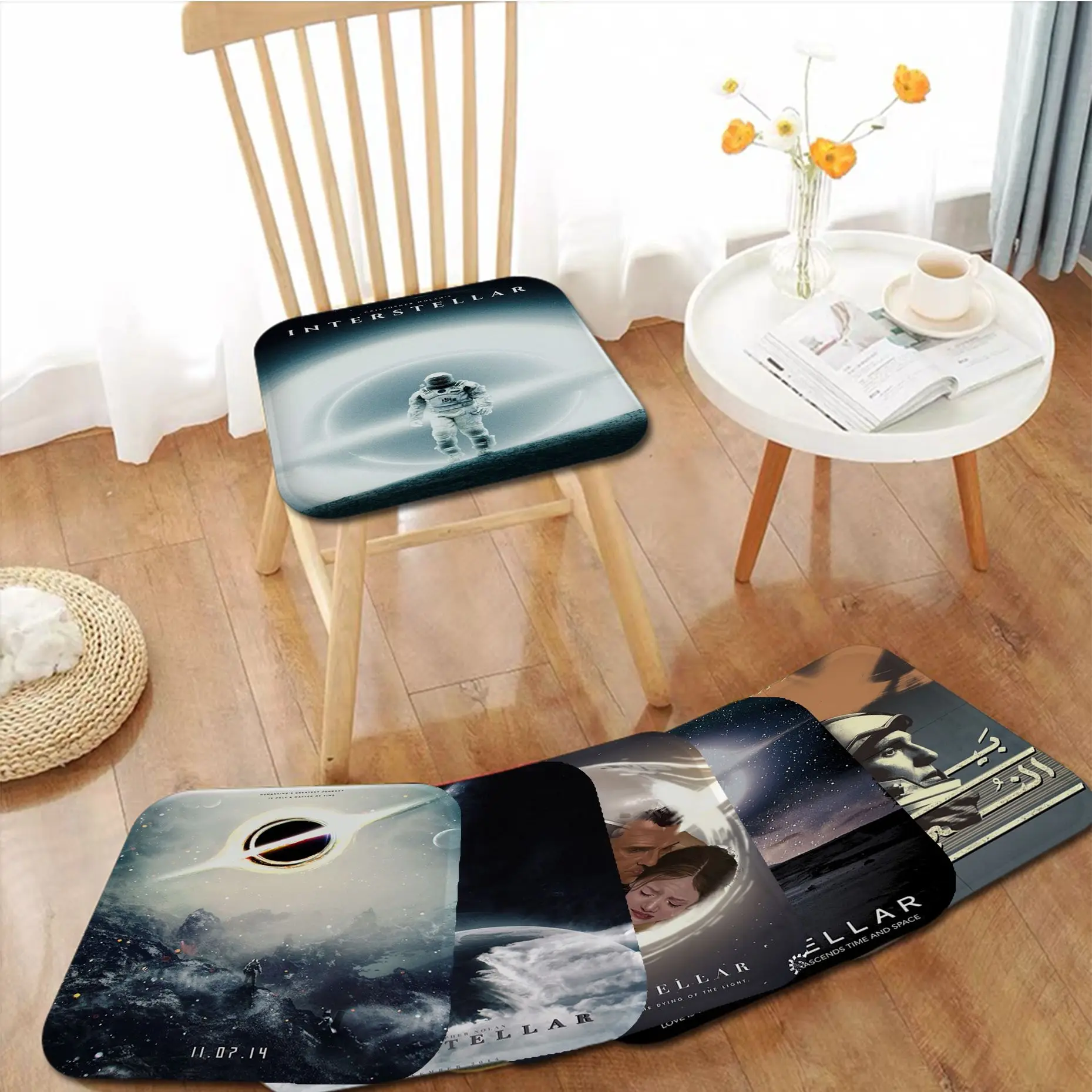 

Movie Interstellar Creative Chair Mat Soft Pad Seat Cushion For Dining Patio Home Office Indoor Outdoor Garden Stool Seat Mat
