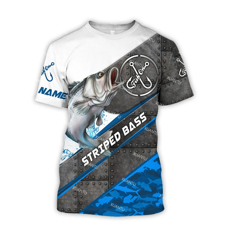 

Mens T Shirt For Men Fishing Graphic 3D Print Summer Tops Oversized Tee Shirts Short Sleeve Crewnack Fashion Casual Camisetas