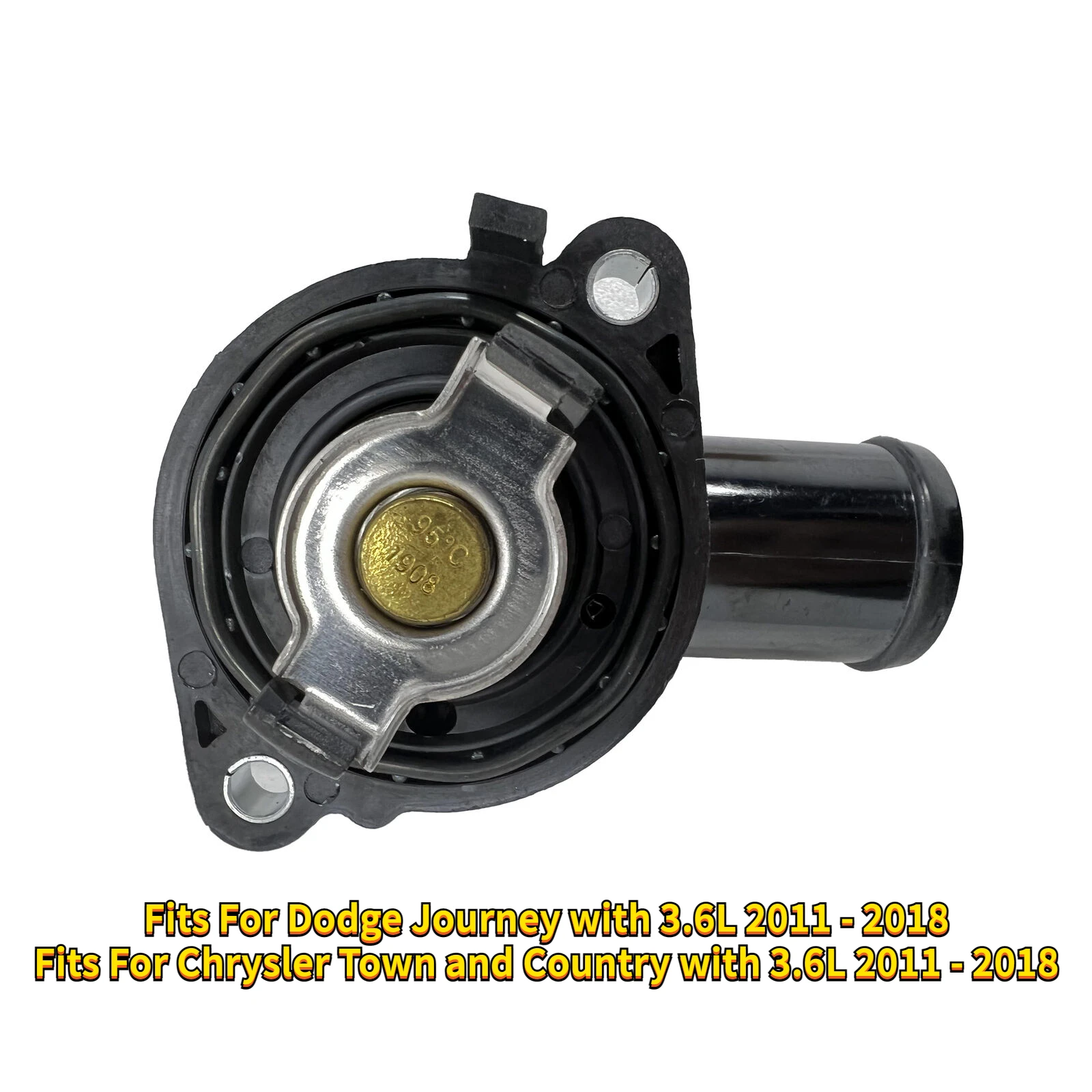 

5184570AG Car Engine Coolant Thermostat Housing For Chrysler Town and Country For Dodge Journey 3.6L 2011-2018 Automobile Parts