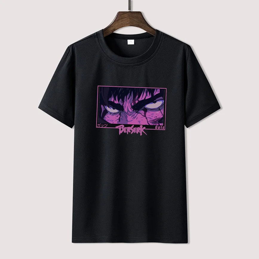 

Men T-Shirts Berserk Guts Leisure Summer Print T Shirt Clothes Popular Shirt Cotton Tees Amazing Short Sleeve Unique Unisex Tops