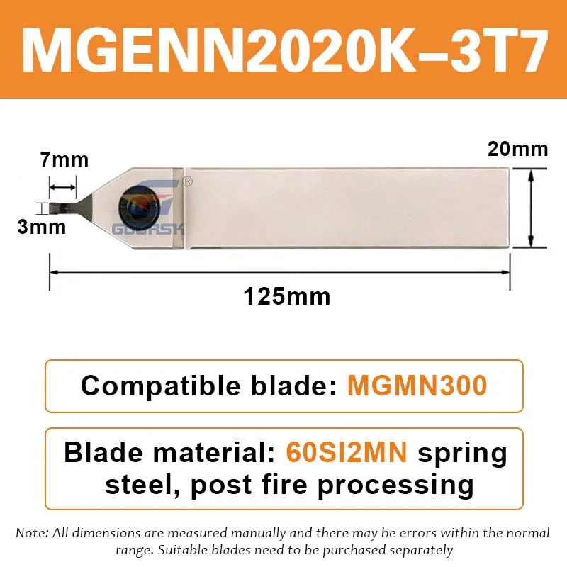 

Фреза для обработки канавок MGENN2020-2T6 MGENN2525-6T10