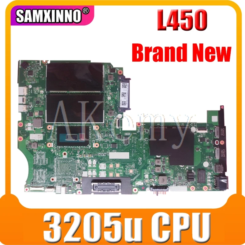 

Laptop motherboard For Lenovo Thinkpad L450 NM-A351 00UP051 Mainboard Core SR215 Celeron 3205U DDR3 L450 mainboard motherboard