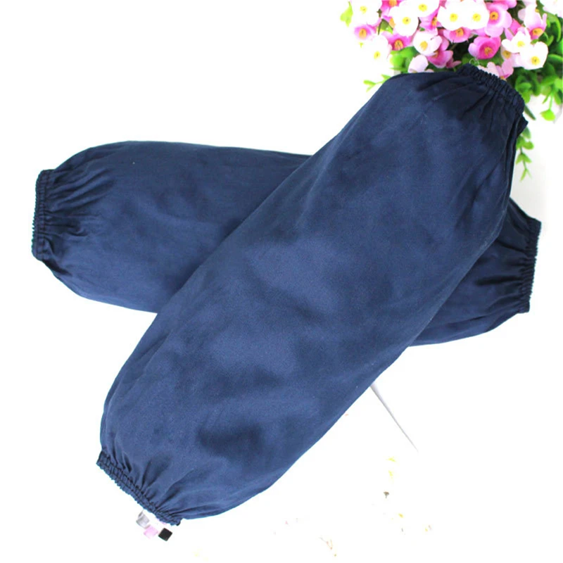 

1Pair Useful Antifouling Sleevelet Housework Oversleeve Elastic Cuff Designed Sleeve Cover for Household Working Kitchen Clean