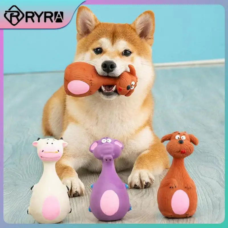 

Игрушки для собак, модные игрушки для собак 13 × 6 см из латекса, мягкие маленькие и большие блестящие резиновые игрушки со звуком, удобные игрушки для питомцев