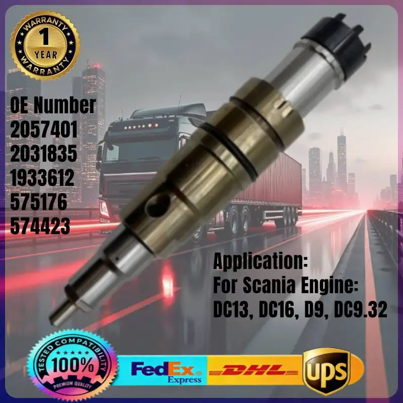 Фото 2057401 2031835 1933612 575176 574423 Форсунка Common Rail для двигателей Cummins Scania XPI DC13 DC16 D9 DC9.32 DC16A №1