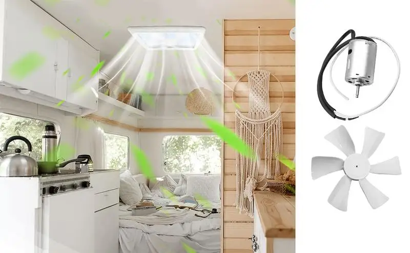 12 В D вал RV Вентилятор Мотор Вентиляция для автофургона вентилятор на крышу