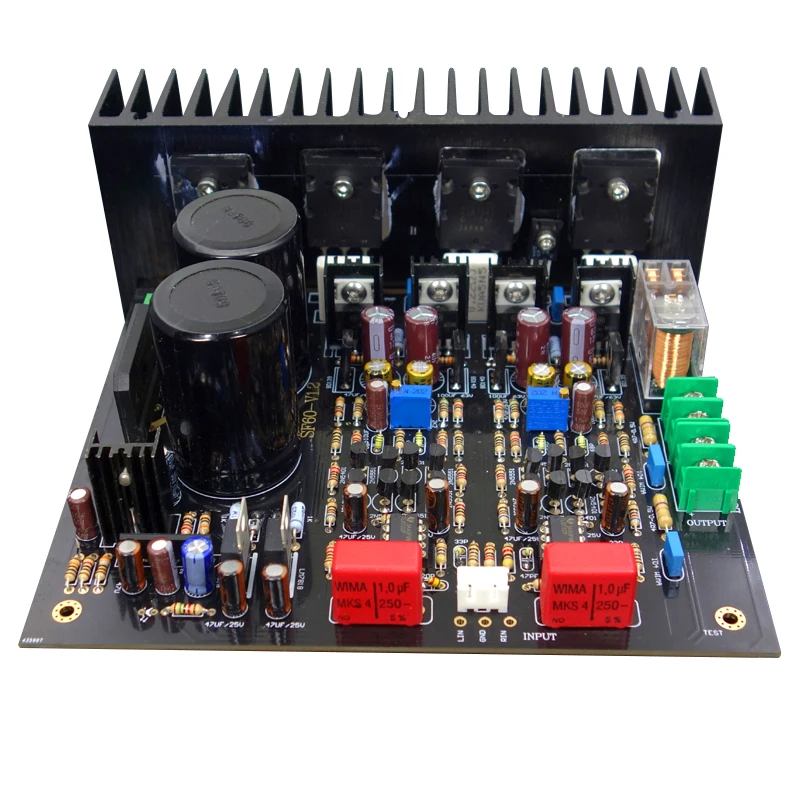 Фото Завод BRZHIFI предлагает комплект усилителя мощности M4 Reference British Sugden SF60, плата усилителя 150Вт*2, печатная плата 153*128 мм. №3