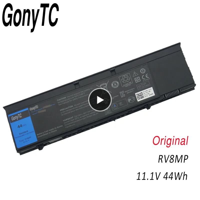Фото Стандартная литий-ионная аккумуляторная батарея Dell 44wh типа RV8MP 11,1 В для планшетного ПК Dell Latitude XT3 01PN0F H6T9R 0422N4 05WFK6 №1