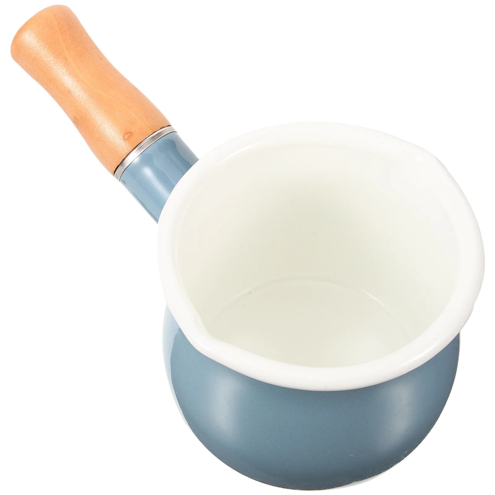 10 см серая эмалированная молочная кастрюля мини-кастрюля для масла