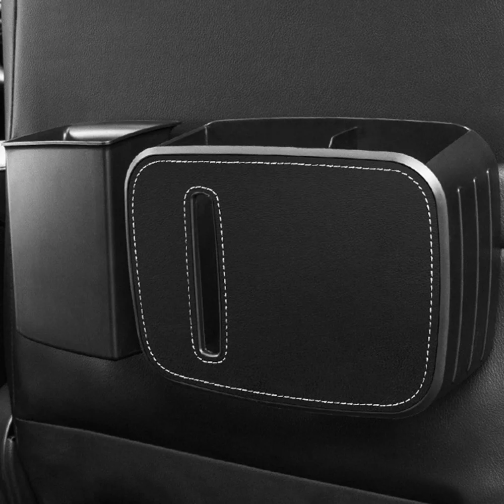 

Gfvk Car Two-Seat Storage Bag Seat Back Folding Storage Hanging Bag Car Storage Bag - Upgraded Version of The Diamond Model