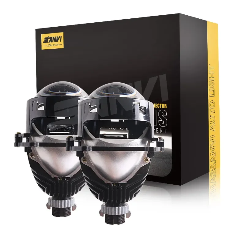 

Universal 3.0 Bi Led Projector Lense for Motorcycle Mini Bi-led H4 H7 Headlight 5500K 94W Motor Accessory