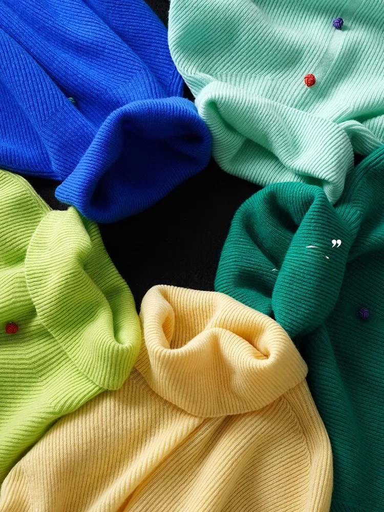 Вязаная рубашка ярких цветов ~ Knock cate из ангоры и кроличьего меха флисовая с