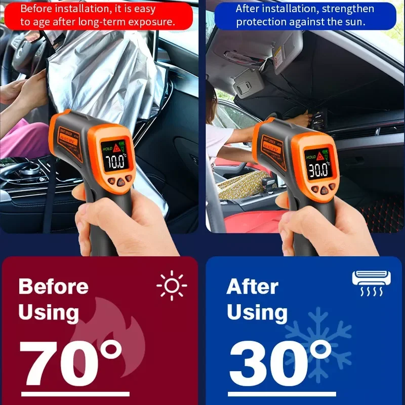 

AUTO PARTS Car Sun Shade Protector Parasol Auto Front Window Sunshade Covers Car Sun Protector Interior Windshield Protection Ac