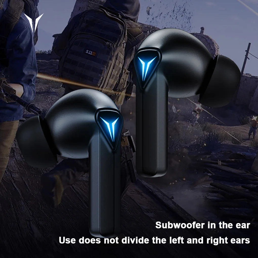 Беспроводные спортивные Игровые наушники Lenovo GM6 шумоподавляющие для бега музыки