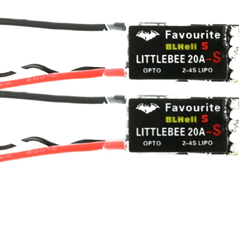 Фото FVT LITTLEBEE Little bee BLHeli-s SPRING 20A/30A Бесщеточный ESC 2-6S Поддержка DSHOT Oneshot42 OneShot125 для RC FPV Racing Drone №4
