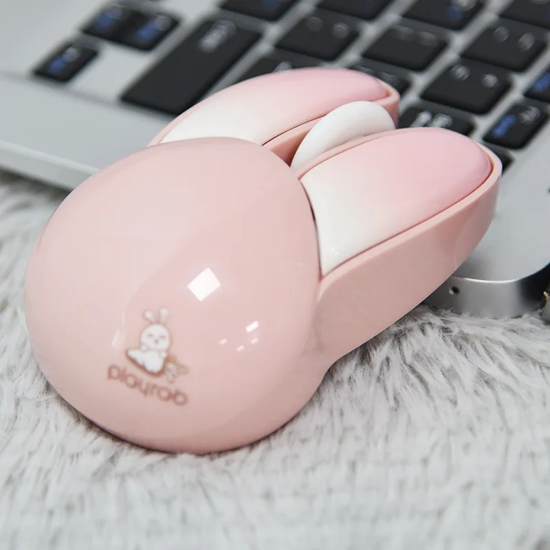 

2.4G Wireless Optical Mouse Cute Hamster Cartoon Design Computer Mice Ergonomic Mini 3D Gaming Office Mouse Kid's Gift