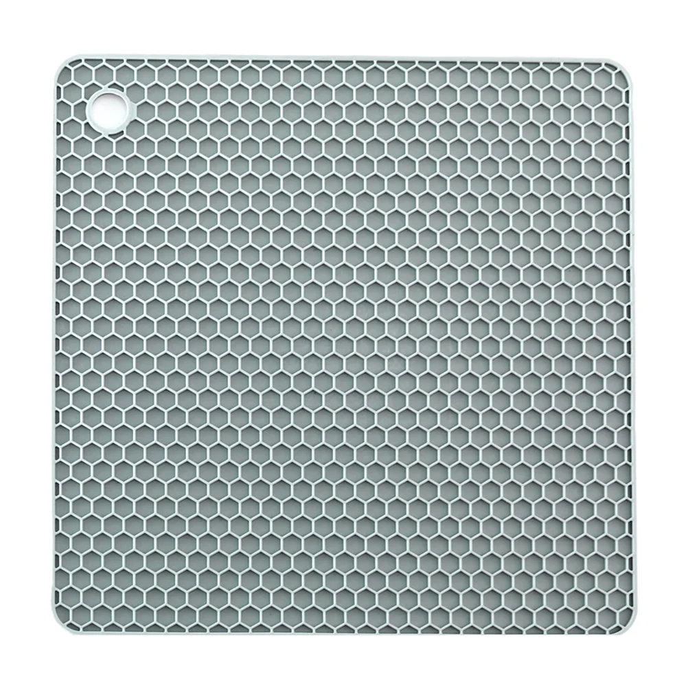 

4pcs Square Table Mat Pad Thick Microwave Oven Pad Party Coasters Placemats )