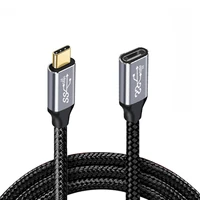 extension data usb c usb 3 1 type c male to female cable 10gbps 100w