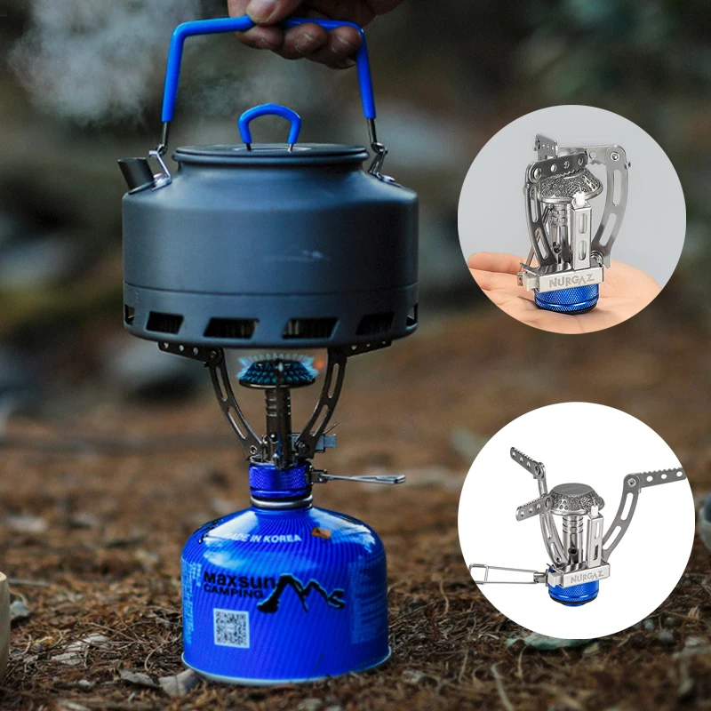 

Газовая плита для кемпинга 3000 Вт ветрозащитная Портативная Складная наружная плита для пикника из нержавеющей стали латунная плита оборуд...