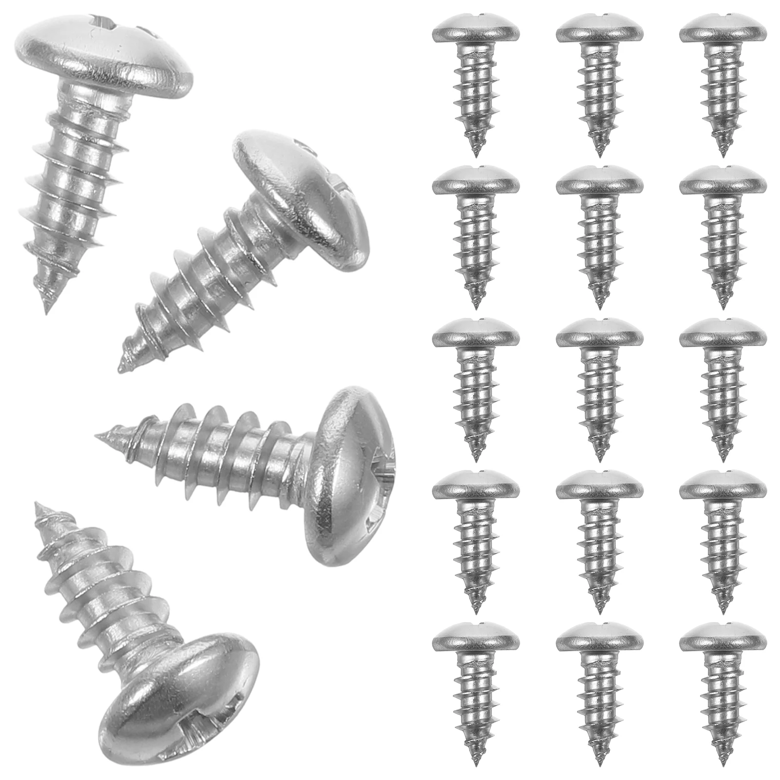 

Stainless Screws Self Tapping Metal Steel Drilling Wall Plate Pan Head Wood Small Assortment Self-tapping