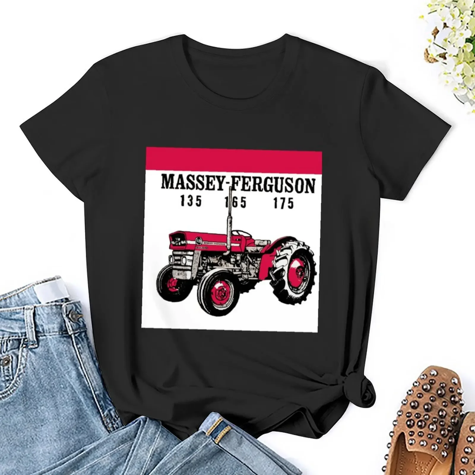 Massey-Ferguson Tractor 135 165 175 T-shirt tees funny t-shirt dress for Women sexy