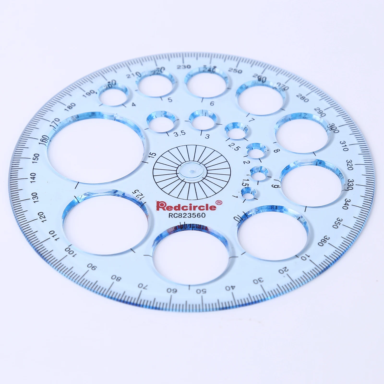 Практичный геометрический шаблон пластиковая измерительная линейка круги