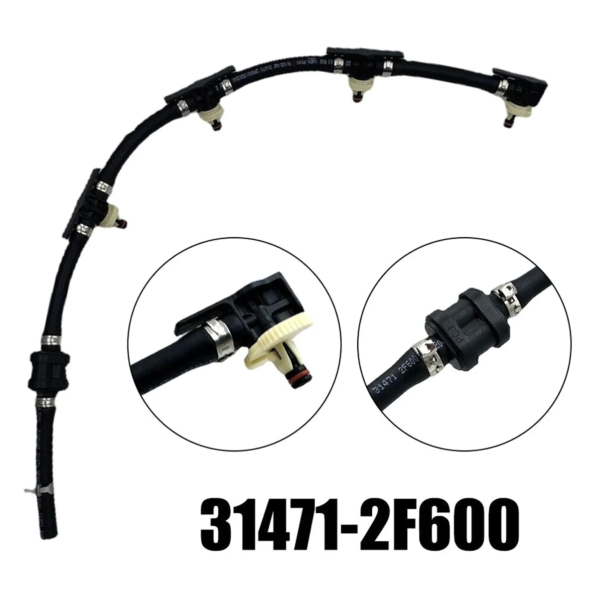 Обратные форсунки топливной трубы для Kia Sorento 2009-18 Diesel 2.2 31471-2F001 31471-2F600