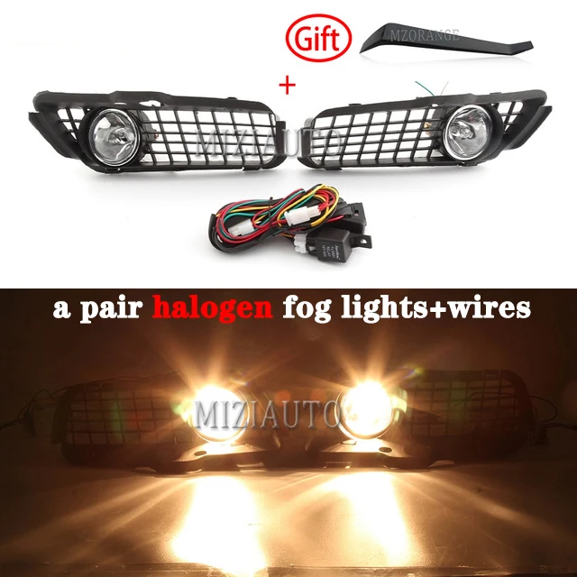 

Светодиодные противотуманные фары для VW Golf 3 MK3 Jetta Cabrio 1992-1997 1998, решетка фар, соединительный провод, кабель, аксессуары для объектов противотуманных фар