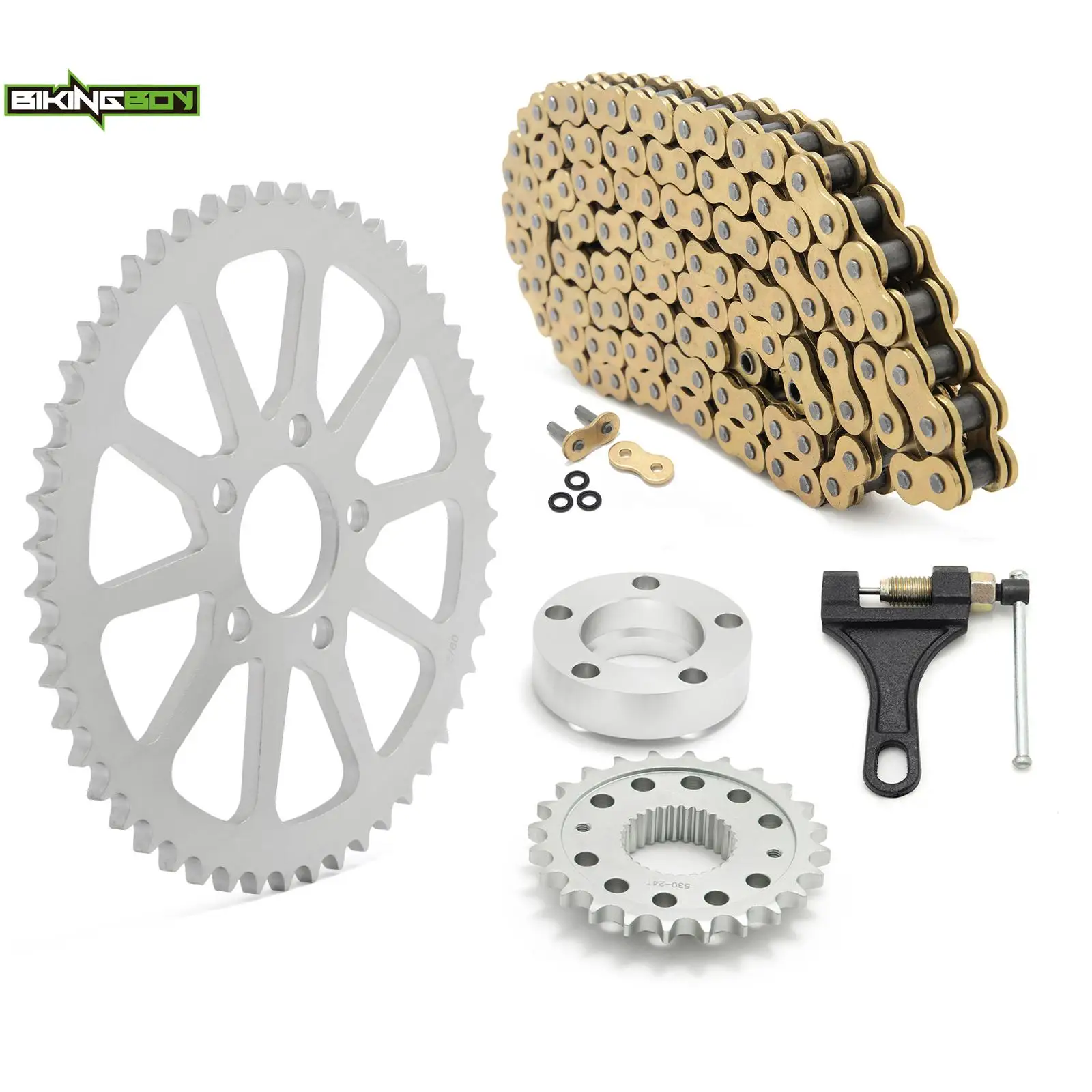 Передняя 21T задняя звездочка 48T переходной фланец цепного привода Fat Boy FLSTF Heritage FLST