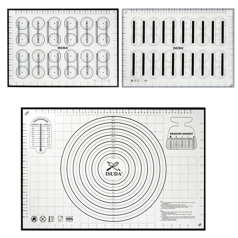 

Новый силиконовый коврик для выпечки с измерительными весами, антипригарная подкладка для духовки, инструменты для выпечки, фонарик для пе...