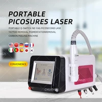 portable q switch nd yag picosecond laser tattoo removal pigment removal carbon peeling machine