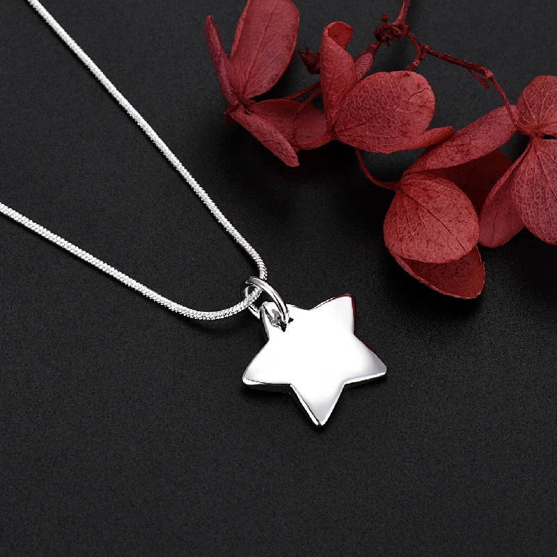 

New trending y2k 925 Stamped silver pretty Star Necklace for Women fashion designer Party wedding accessories Jewelry Gifts