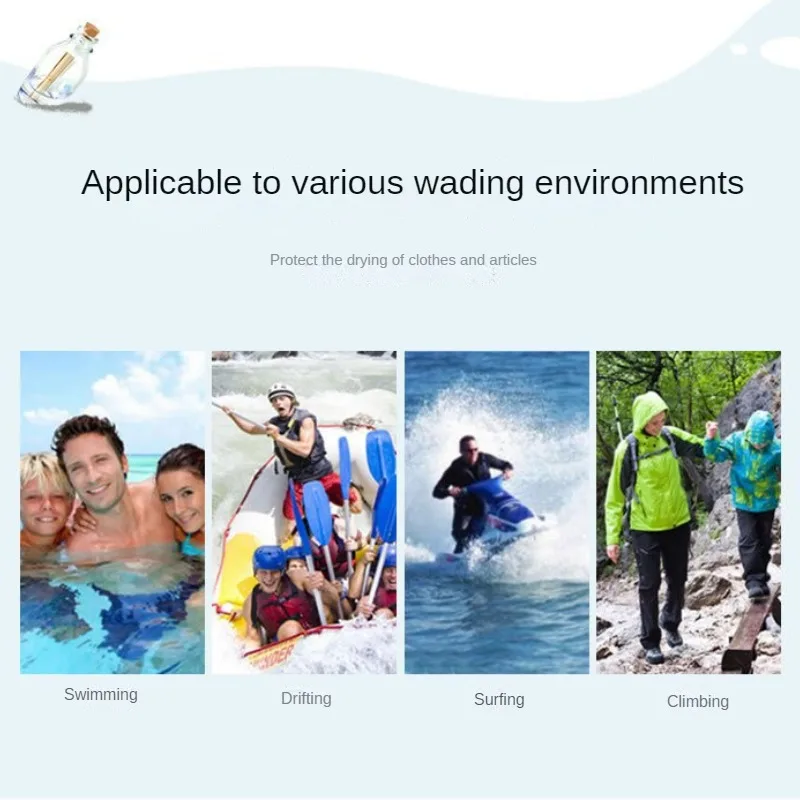 Foldable Waterproof Bag 5L/10L 20L/30L Waterproof Bucket Outdoor Beach Rafting Bag Swimming Supplies