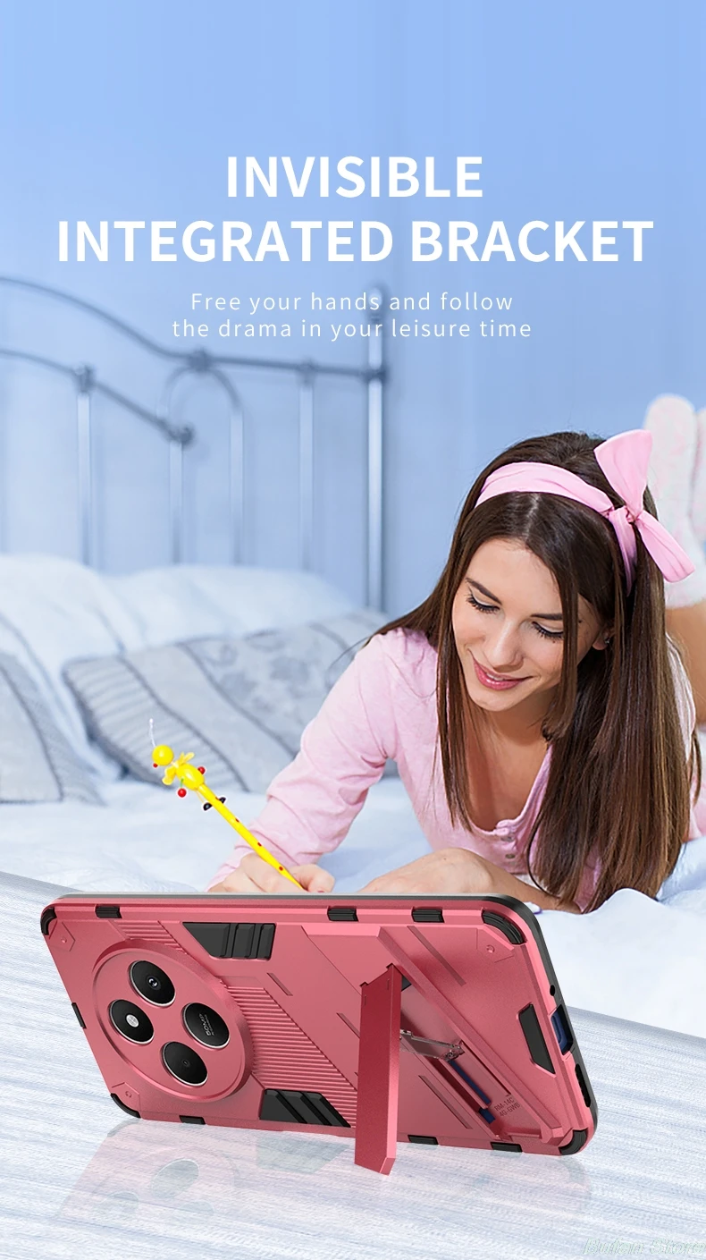 Shockproof Armor Case For Redmi 14C Note 13ProPlus 5G 13RO POCO X6 K60 12 4G note 12R poco M6 PRO Xiaomi 14Pro 14 13T 13TPro