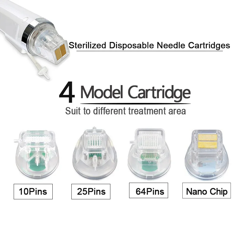 Disposable Consumable Gold Plated 10/25/64 Pins Nano Fractional Micro-needle RF Skin Beauty Machine Needles Microneedle