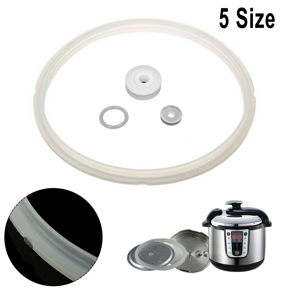 Cooker Gaskets Silicone Rubber Lid Sealing Ring Electric Pre