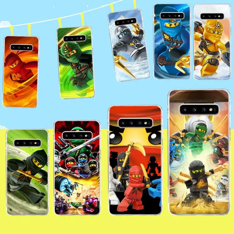 Игровой чехол для телефона Legoes Ninjagoes Samsung S6 S7 edge S8 S9 S10 lite S20 FE S21 Plus ultra |