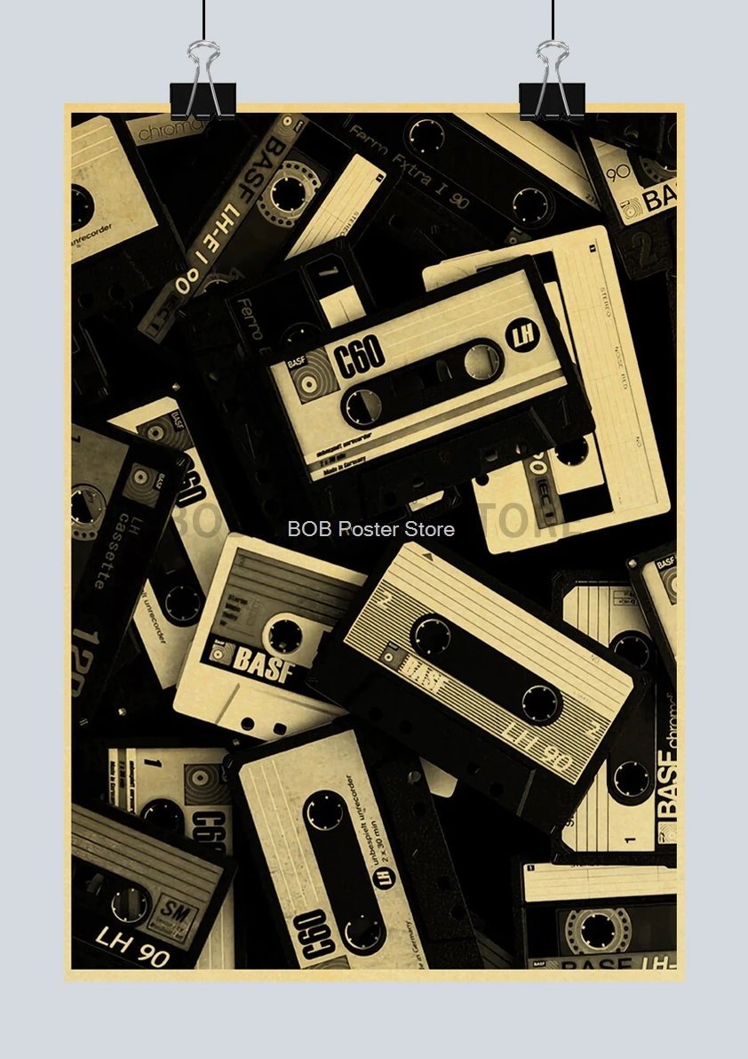 

Настенная наклейка Vintage Music Records lanxihaibao