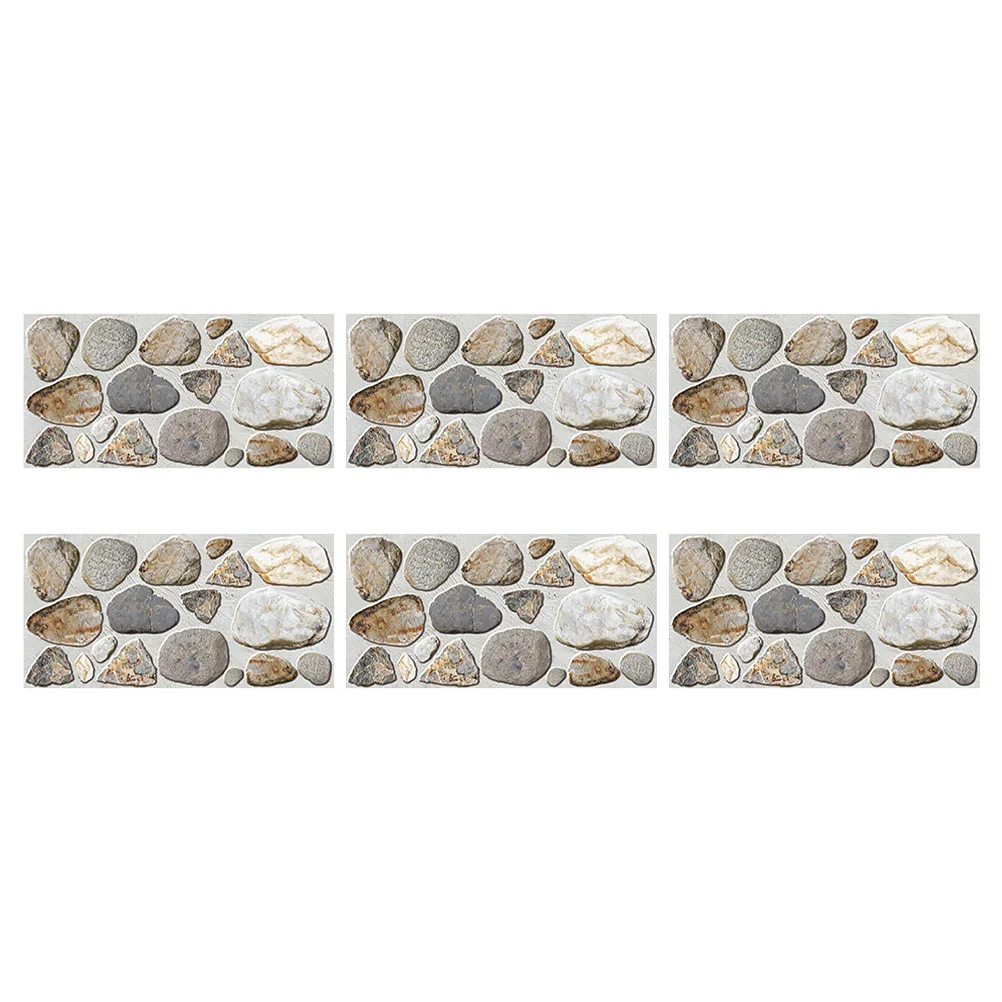 

Wallpaper Kitchen Bathroom Wallpapers Adhesive Peel Stone Oilproof Stick Pebble Elf Paper 3D Room Living Waterproof Roll