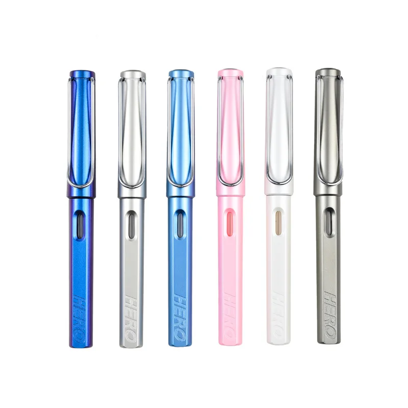 

Hero Pen 359, Business Memorial Engraved Pen for Office and Student Ink Sac Pen, Perfect for calligraphy Lovers