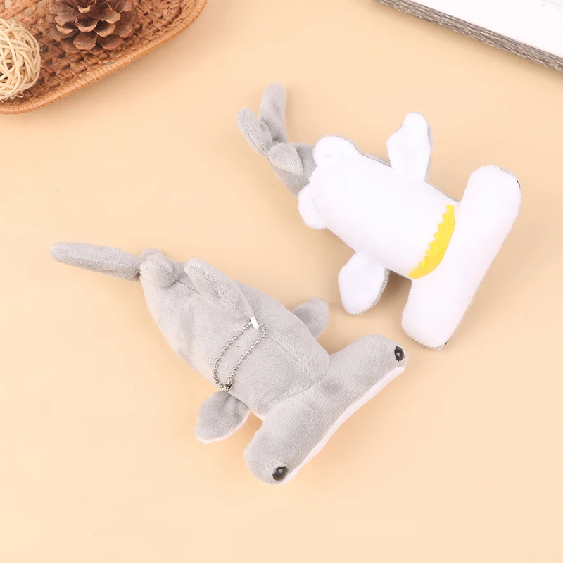 

18cm Cute Plush Hammerhead Shark Toy Soft Stuffed Animal Key Chain For Birthday Gifts Doll Gift For Children 1pc